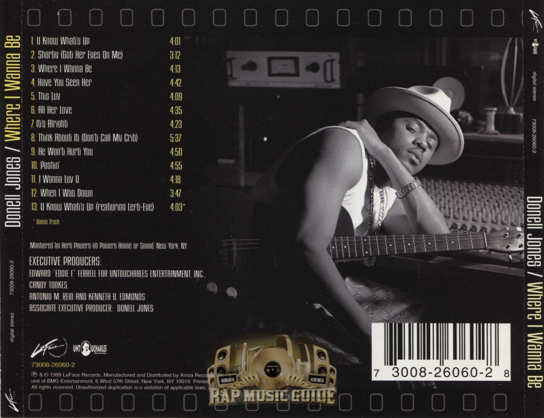 Donell jones where i wanna be cd rap music guide